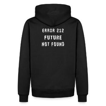 GenZ marokko: Fehler 212-Future nicht gefunden - Männer Premium Bio Hoodie - Schwarz - Hinten - Nico (187cm)