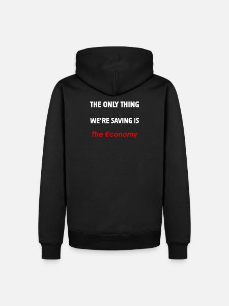 Saving the Economy - Men’s Premium Organic Hoodie - black