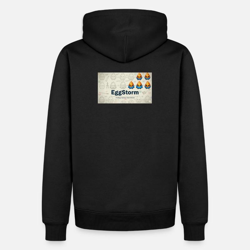 FireEgg Games Team - Männer Premium Bio Hoodie - Schwarz