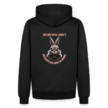 Je suis vraiment sympa. Je ne peux tout simplement pas le montrer comme ça. - Sweat à capuche Premium bio Homme - noir - Dos - Nico (187cm)