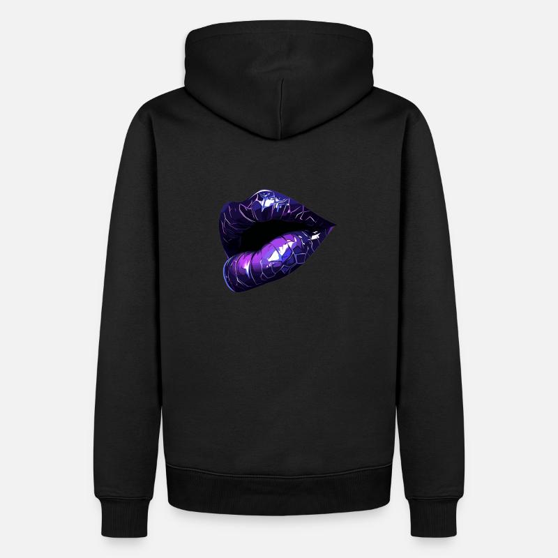 baiser - Sweat à capuche Premium bio Homme - noir