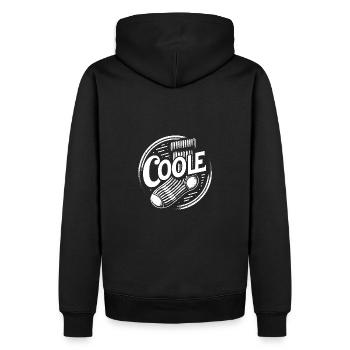 Chaussette cool - design motivant amusant - Sweat à capuche Premium bio Homme - noir - Dos - Nico (187cm)