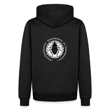 Bug Transformatio Renascentia et Protegentia - Sweat à capuche Premium bio Homme - noir - Dos - Nico (187cm)