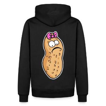 Peanut Child Feelings Emotions Kids Peanut - Men’s Premium Organic Hoodie - black - Back - Nico (187cm)