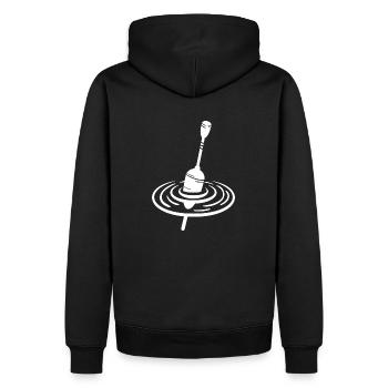 Angeln Posen Angel Posenangeln Pose Angelrute - Männer Premium Bio Hoodie - Schwarz - Hinten - Nico (187cm)