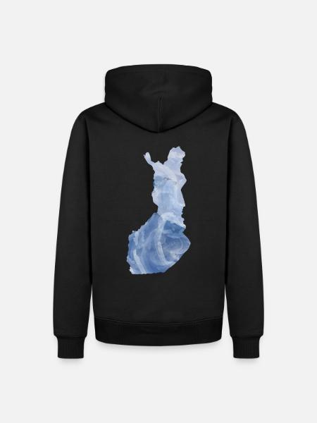 Finnland Finnland - Männer Premium Bio Hoodie - Schwarz