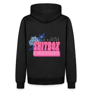 Shitbox Edition | RETRO Style | dream Artworks - Männer Premium Bio Hoodie - Schwarz - Hinten - Nico (187cm)
