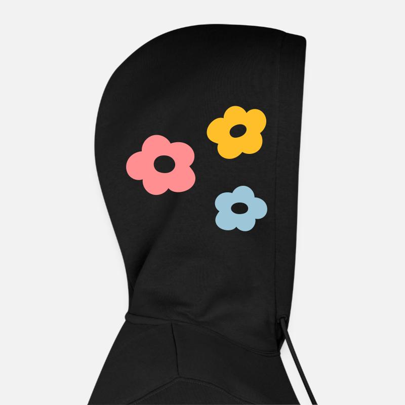 Fleuron - Sweat à capuche Premium bio Homme - noir