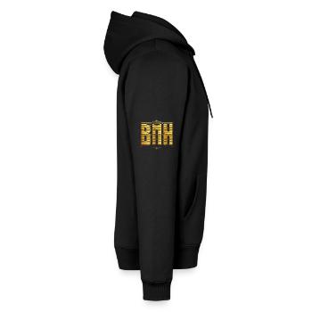 BMX / Bmx / bmx bike fahrrad / bmx fahren - Männer Premium Bio Hoodie - Schwarz - Rechts - Nico (187cm)