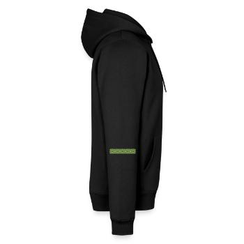 Ornaments - Men’s Premium Organic Hoodie - black - Right - Nico (187cm)