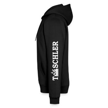 Tischler Schreiner 1 - Männer Premium Bio Hoodie - Schwarz - Links - Nico (187cm)