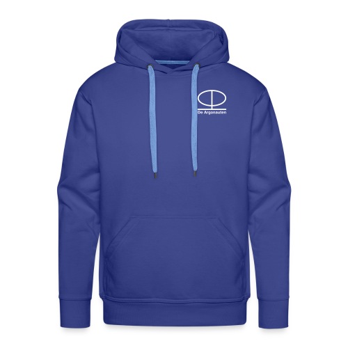 Simpel logo front en logo back - Mannen Premium hoodie