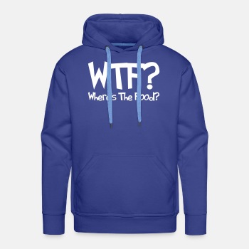 WTF? Where's the food? - Hoodies for men