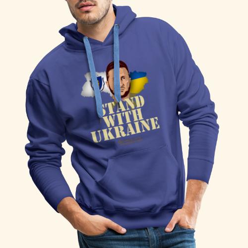 Ukraine Massachusetts Selenskyj T-Shirt Design - Männer Premium Hoodie