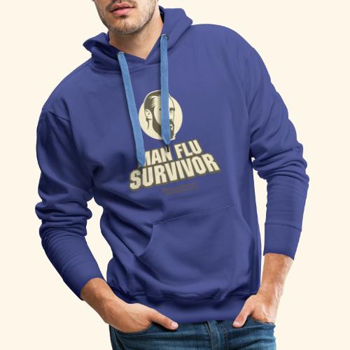 Man Flu Survivor T-Shirt Design - Männer Premium Hoodie