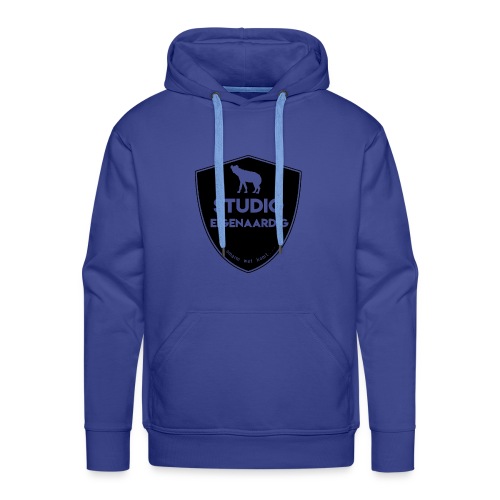 Zwart logo - Mannen Premium hoodie