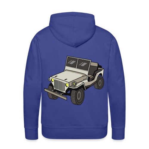 SCALE TRIAL 4X4 WILLYS OFFROAD MILITARY RC TRUCK - Männer Premium Hoodie