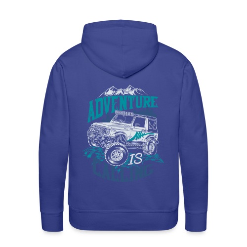 AWESOME OFFROAD TRUCK - ADVENTURE IS CALLING - Männer Premium Hoodie
