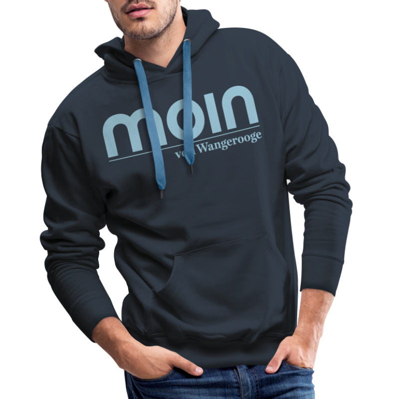 MOIN (Himmelblau) - Männer Premium Hoodie