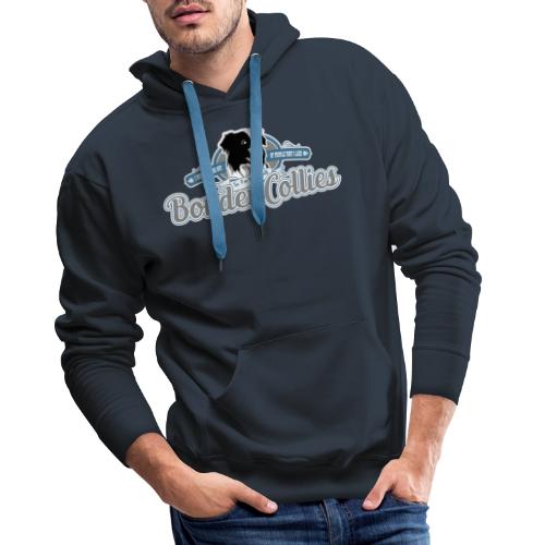 Trying with Border Collies - Men's Premium Hoodie