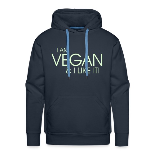 I am vegan and I like it - Männer Premium Hoodie