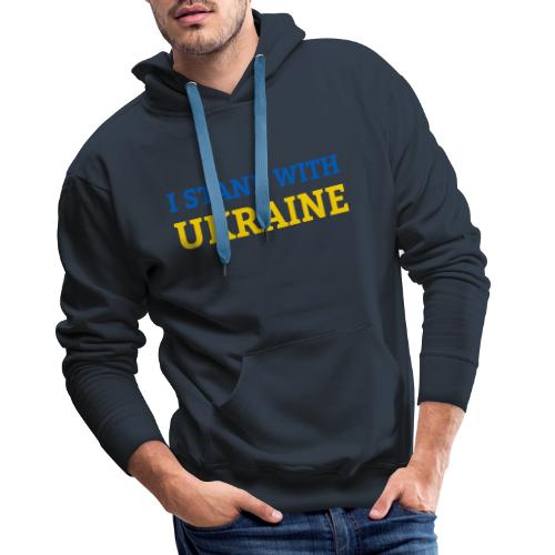 I stand with Ukraine Support & Solidarität - Männer Premium Hoodie