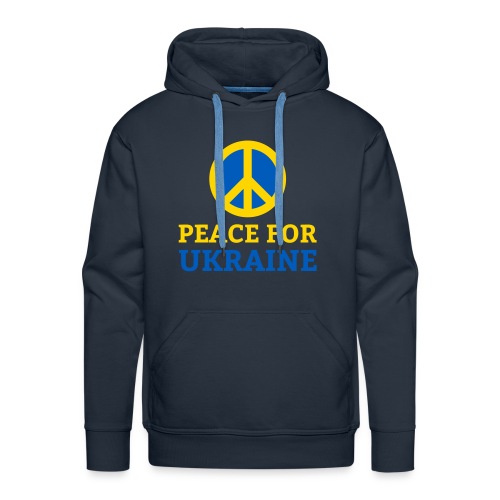 Peace for Ukraine Frieden Support Solidarität - Männer Premium Hoodie