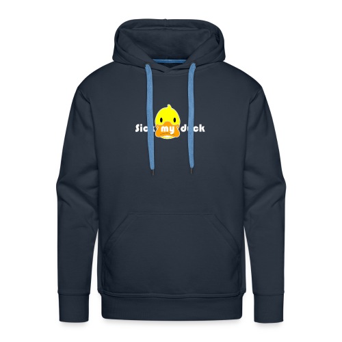 Mon crypto Caro duck sans fond COULEUR - Sweat-shirt à capuche Premium pour hommes