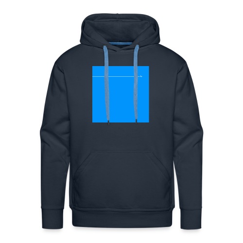 sklyline blue version - Sweat-shirt à capuche Premium pour hommes
