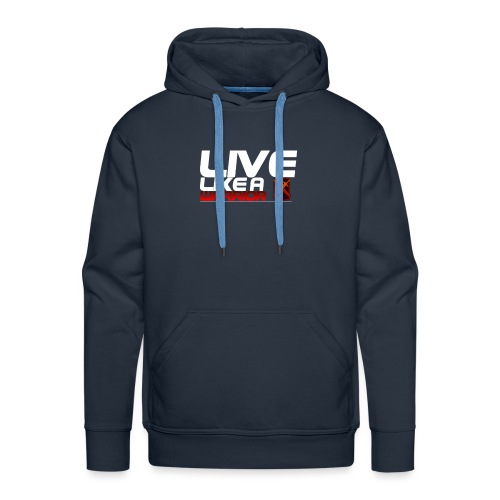 Men - Live like A Warrior Shirt - Mannen Premium hoodie
