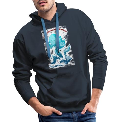 L'humanité se noie style grunge - Tshirtchicetchoc - Sweat-shirt à capuche Premium pour hommes