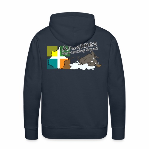Ardennes Géocaching Squad - Sweat-shirt à capuche Premium Homme