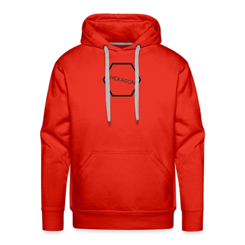 hexagon - Mannen Premium hoodie