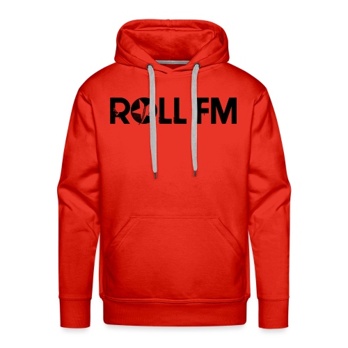 Roll FM - Black - Miesten premium-huppari