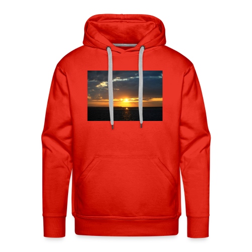 t-shirt zonsondergang - Mannen Premium hoodie