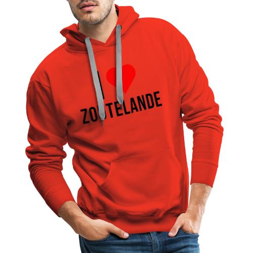 I Love Zoutelande - Männer Premium Hoodie