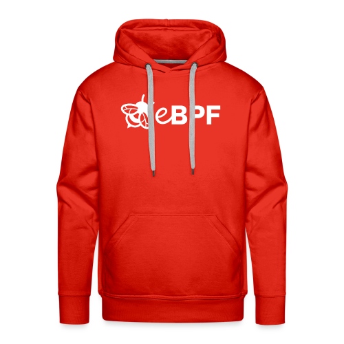 ebpf logo monochrome on dark - Men's Premium Hoodie