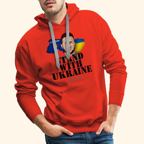 Ukraine Wisconsin - Männer Premium Hoodie