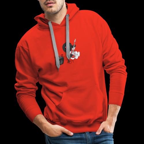 logo guitar - Sweat-shirt à capuche Premium pour hommes