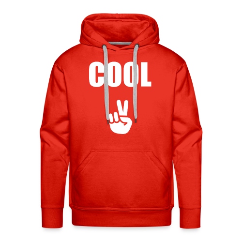 Cool with Peace Sign - Men's Premium Hoodie