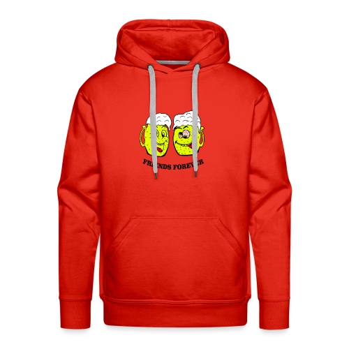 Beer Friends Forever T Shirt - Men's Premium Hoodie