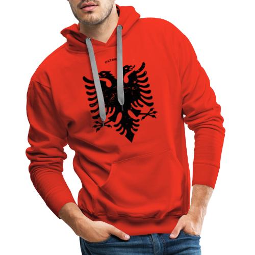 Albanischer Adler im Vintage Look - Patrioti - Männer Premium Hoodie