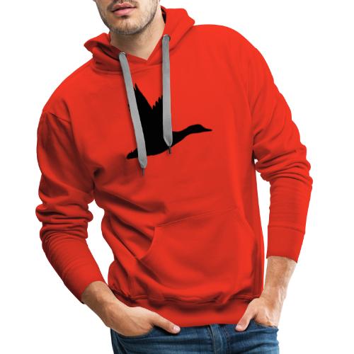 T-shirt canard personnalisé avec votre texte - Sweat-shirt à capuche Premium pour hommes