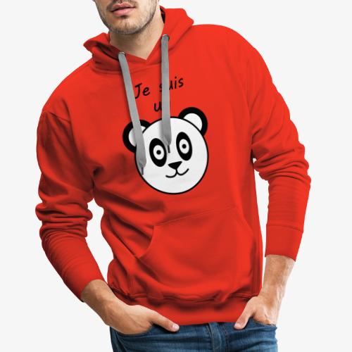 panda - Sweat-shirt à capuche Premium pour hommes