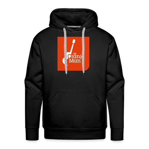 De Oranje Man Wilhelmus Hoekstra Logo Oranje Vlak - Mannen Premium hoodie