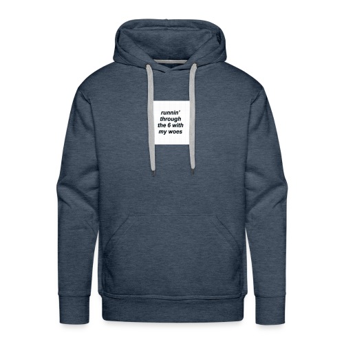 cap woes - Mannen Premium hoodie