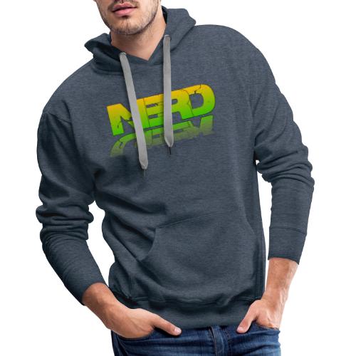 nerd geek - Sweat-shirt à capuche Premium pour hommes