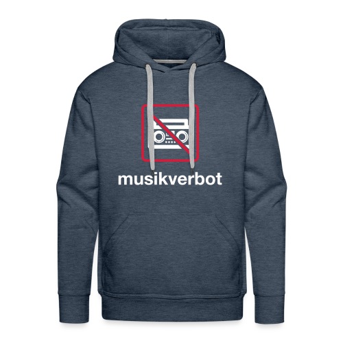 Musicverbot - Sudadera con capucha premium para hombre