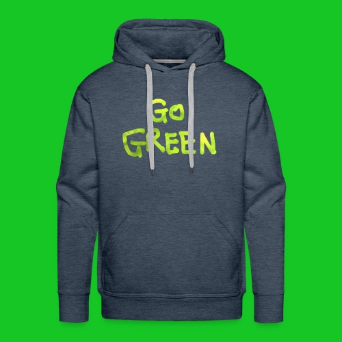 Go Green - Mannen Premium hoodie