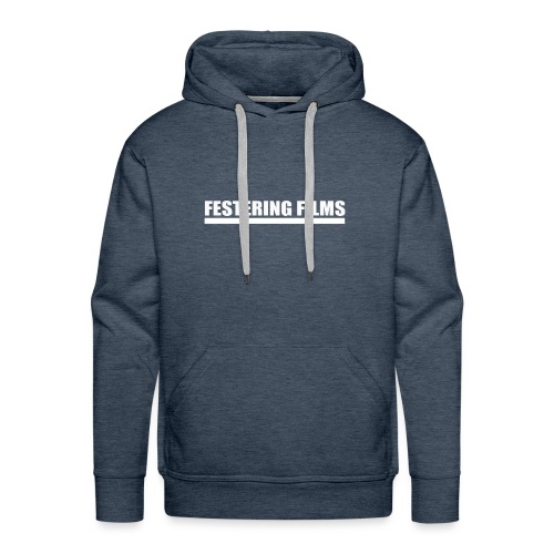 Logo de Festering Films (Blanc) - Sweat-shirt à capuche Premium pour hommes